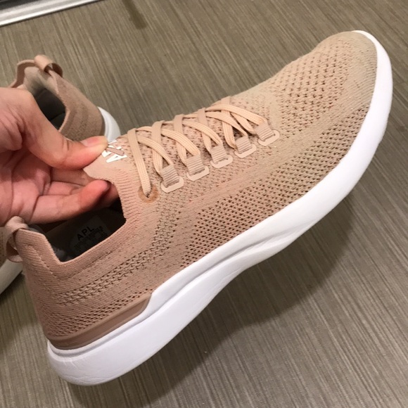 APL Techloom breeze running shoes light pink color size 8 - Picture 5 of 11